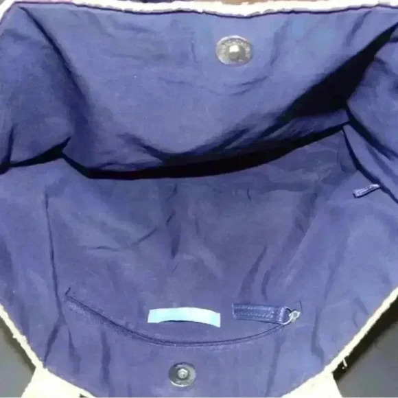 Draper James Everyday Straw Bag Tote Purse with Scarf Bow Travel Beach Preppy - Picture 9 of 15